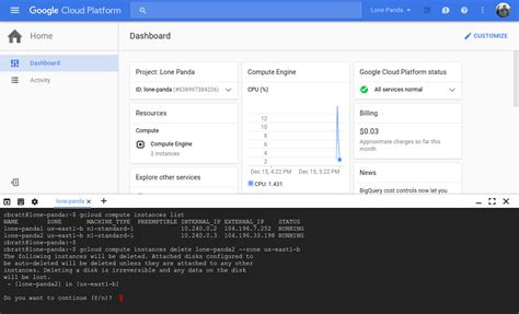 You need to come down a bit and click on Open in Google CloudShell ->. . Github sherlock google cloud shell